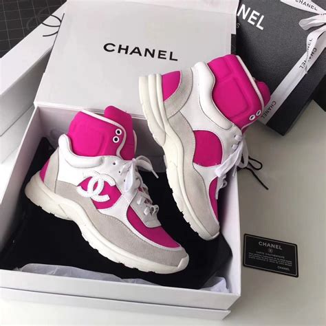 chanel sneakers shoes price|Chanel sneakers high top.